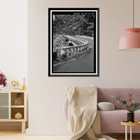 Historic Framed Print, Hana Belt Road, Between Haiku and Kaipahulu, Hana vicinity, Maui County, HI - 79,  17-7/8" x 21-7/8"