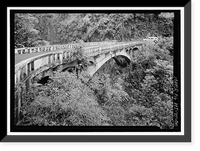 Historic Framed Print, Hana Belt Road, Between Haiku and Kaipahulu, Hana vicinity, Maui County, HI - 80,  17-7/8" x 21-7/8"