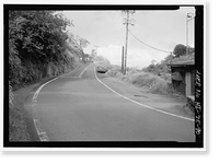 Historic Framed Print, Hana Belt Road, Between Haiku and Kaipahulu, Hana vicinity, Maui County, HI - 90,  17-7/8" x 21-7/8"