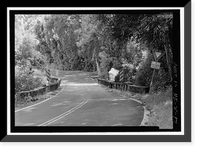 Historic Framed Print, Hana Belt Road, Between Haiku and Kaipahulu, Hana vicinity, Maui County, HI - 97,  17-7/8" x 21-7/8"