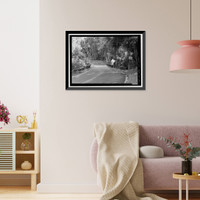 Historic Framed Print, Hana Belt Road, Between Haiku and Kaipahulu, Hana vicinity, Maui County, HI - 97,  17-7/8" x 21-7/8"
