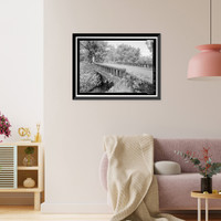 Historic Framed Print, Hana Belt Road, Between Haiku and Kaipahulu, Hana vicinity, Maui County, HI - 99,  17-7/8" x 21-7/8"