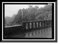Historic Framed Print, Hana Belt Road, Between Haiku and Kaipahulu, Hana vicinity, Maui County, HI - 105,  17-7/8" x 21-7/8"