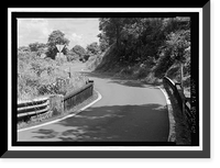 Historic Framed Print, Hana Belt Road, Between Haiku and Kaipahulu, Hana vicinity, Maui County, HI - 111,  17-7/8" x 21-7/8"