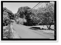 Historic Framed Print, Hana Belt Road, Between Haiku and Kaipahulu, Hana vicinity, Maui County, HI - 119,  17-7/8" x 21-7/8"