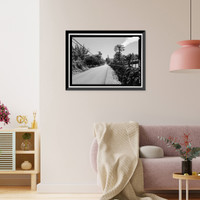 Historic Framed Print, Hana Belt Road, Between Haiku and Kaipahulu, Hana vicinity, Maui County, HI - 120,  17-7/8" x 21-7/8"