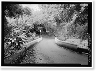 Historic Framed Print, Hana Belt Road, Between Haiku and Kaipahulu, Hana vicinity, Maui County, HI - 121,  17-7/8" x 21-7/8"