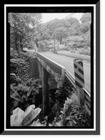 Historic Framed Print, Hana Belt Road, Between Haiku and Kaipahulu, Hana vicinity, Maui County, HI - 124,  17-7/8" x 21-7/8"