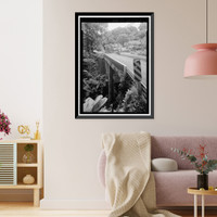 Historic Framed Print, Hana Belt Road, Between Haiku and Kaipahulu, Hana vicinity, Maui County, HI - 124,  17-7/8" x 21-7/8"