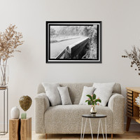 Historic Framed Print, Hana Belt Road, Between Haiku and Kaipahulu, Hana vicinity, Maui County, HI - 125,  17-7/8" x 21-7/8"