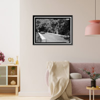 Historic Framed Print, Hana Belt Road, Between Haiku and Kaipahulu, Hana vicinity, Maui County, HI - 126,  17-7/8" x 21-7/8"