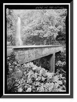 Historic Framed Print, Hana Belt Road, Between Haiku and Kaipahulu, Hana vicinity, Maui County, HI - 132,  17-7/8" x 21-7/8"