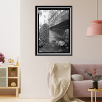 Historic Framed Print, Hana Belt Road, Between Haiku and Kaipahulu, Hana vicinity, Maui County, HI - 135,  17-7/8" x 21-7/8"