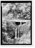 Historic Framed Print, Hana Belt Road, Between Haiku and Kaipahulu, Hana vicinity, Maui County, HI - 144,  17-7/8" x 21-7/8"