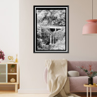 Historic Framed Print, Hana Belt Road, Between Haiku and Kaipahulu, Hana vicinity, Maui County, HI - 144,  17-7/8" x 21-7/8"