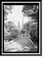 Historic Framed Print, Hana Belt Road, Between Haiku and Kaipahulu, Hana vicinity, Maui County, HI - 145,  17-7/8" x 21-7/8"