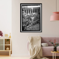 Historic Framed Print, Hana Belt Road, Between Haiku and Kaipahulu, Hana vicinity, Maui County, HI - 147,  17-7/8" x 21-7/8"