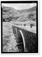 Historic Framed Print, Hana Belt Road, Between Haiku and Kaipahulu, Hana vicinity, Maui County, HI - 150,  17-7/8" x 21-7/8"