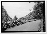 Historic Framed Print, Hana Belt Road, Between Haiku and Kaipahulu, Hana vicinity, Maui County, HI - 151,  17-7/8" x 21-7/8"