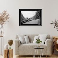 Historic Framed Print, Hana Belt Road, Between Haiku and Kaipahulu, Hana vicinity, Maui County, HI - 151,  17-7/8" x 21-7/8"