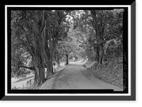 Historic Framed Print, Hana Belt Road, Between Haiku and Kaipahulu, Hana vicinity, Maui County, HI - 152,  17-7/8" x 21-7/8"
