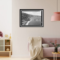 Historic Framed Print, Hana Belt Road, Between Haiku and Kaipahulu, Hana vicinity, Maui County, HI - 156,  17-7/8" x 21-7/8"