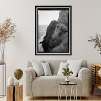 Historic Framed Print, Hana Belt Road, Between Haiku and Kaipahulu, Hana vicinity, Maui County, HI - 160,  17-7/8" x 21-7/8"