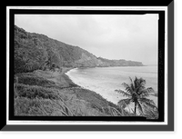 Historic Framed Print, Hana Belt Road, Between Haiku and Kaipahulu, Hana vicinity, Maui County, HI - 161,  17-7/8" x 21-7/8"