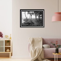 Historic Framed Print, Hana Belt Road, Between Haiku and Kaipahulu, Hana vicinity, Maui County, HI - 166,  17-7/8" x 21-7/8"