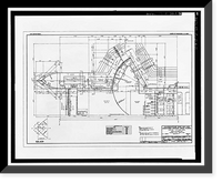 Historic Framed Print, St. Lucie Canal, St. Lucie Lock No. 1, St. Lucie, Cross State Canal, Okeechobee Intracoas, Stuart vicinity, Martin County, FL,  17-7/8" x 21-7/8"