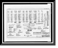 Historic Framed Print, St. Lucie Canal, St. Lucie Lock No. 1, St. Lucie, Cross State Canal, Okeechobee Intracoas, Stuart vicinity, Martin County, FL - 8,  17-7/8" x 21-7/8"