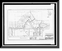 Historic Framed Print, St. Lucie Canal, St. Lucie Lock No. 1, St. Lucie, Cross State Canal, Okeechobee Intracoas, Stuart vicinity, Martin County, FL - 11,  17-7/8" x 21-7/8"