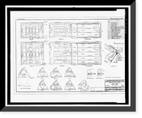 Historic Framed Print, St. Lucie Canal, St. Lucie Lock No. 1, St. Lucie, Cross State Canal, Okeechobee Intracoas, Stuart vicinity, Martin County, FL - 13,  17-7/8" x 21-7/8"