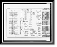 Historic Framed Print, St. Lucie Canal, St. Lucie Lock No. 1, St. Lucie, Cross State Canal, Okeechobee Intracoas, Stuart vicinity, Martin County, FL - 27,  17-7/8" x 21-7/8"