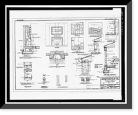 Historic Framed Print, St. Lucie Canal, Lock No. 1, Attendant's Quarters, St. Lucie, Cross State Canal, Okeechobee Intracoas, Stuart vicinity, Martin County, FL - 4,  17-7/8" x 21-7/8"