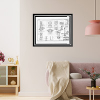 Historic Framed Print, St. Lucie Canal, Lock No. 1, Attendant's Quarters, St. Lucie, Cross State Canal, Okeechobee Intracoas, Stuart vicinity, Martin County, FL - 4,  17-7/8" x 21-7/8"