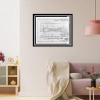 Historic Framed Print, St. Lucie Canal, Lock No. 2, St. Lucie, Cross State Canal, Okeechobee Intracoas, Stuart vicinity, Martin County, FL - 2,  17-7/8" x 21-7/8"