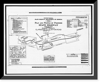 Historic Framed Print, Tallulah Falls Bridge, Spanning Tallulah Falls River on U.S. Highway 23/S, Tallulah Falls, Habersham County, GA,  17-7/8" x 21-7/8"