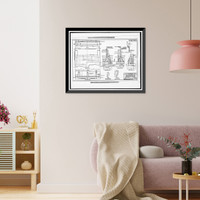 Historic Framed Print, Tallulah Falls Bridge, Spanning Tallulah Falls River on U.S. Highway 23/S, Tallulah Falls, Habersham County, GA - 5,  17-7/8" x 21-7/8"