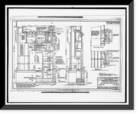 Historic Framed Print, Tallulah Falls Bridge, Spanning Tallulah Falls River on U.S. Highway 23/S, Tallulah Falls, Habersham County, GA - 8,  17-7/8" x 21-7/8"