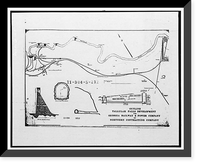 Historic Framed Print, Tallulah Falls Dam, Spanning Tallulah Falls River on U.S. Highway 23/S, Tallulah Falls, Habersham County, GA - 2,  17-7/8" x 21-7/8"