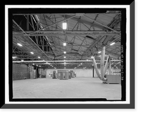 Historic Framed Print, NASA Industrial Plant, Manufacturing & Assembly Plant, 12214 Lakewood Boulevard, Downey, Los Angeles County, CA - 34,  17-7/8" x 21-7/8"