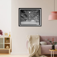 Historic Framed Print, NASA Industrial Plant, Manufacturing & Assembly Plant, 12214 Lakewood Boulevard, Downey, Los Angeles County, CA - 34,  17-7/8" x 21-7/8"