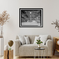 Historic Framed Print, NASA Industrial Plant, Manufacturing & Assembly Plant, 12214 Lakewood Boulevard, Downey, Los Angeles County, CA - 34,  17-7/8" x 21-7/8"