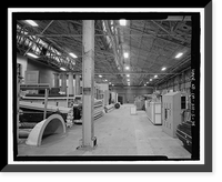 Historic Framed Print, NASA Industrial Plant, Manufacturing & Assembly Plant, 12214 Lakewood Boulevard, Downey, Los Angeles County, CA - 38,  17-7/8" x 21-7/8"