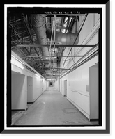 Historic Framed Print, NASA Industrial Plant, Manufacturing & Assembly Plant, 12214 Lakewood Boulevard, Downey, Los Angeles County, CA - 42,  17-7/8" x 21-7/8"