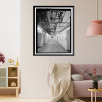 Historic Framed Print, NASA Industrial Plant, Manufacturing & Assembly Plant, 12214 Lakewood Boulevard, Downey, Los Angeles County, CA - 42,  17-7/8" x 21-7/8"