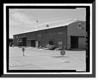 Historic Framed Print, NASA Industrial Plant, Manufacturing & Testing Facility, 12214 Lakewood Boulevard, Downey, Los Angeles County, CA - 5,  17-7/8" x 21-7/8"