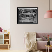 Historic Framed Print, NASA Industrial Plant, Manufacturing & Testing Facility, 12214 Lakewood Boulevard, Downey, Los Angeles County, CA - 7,  17-7/8" x 21-7/8"