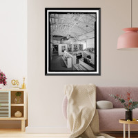 Historic Framed Print, NASA Industrial Plant, Manufacturing & Testing Facility, 12214 Lakewood Boulevard, Downey, Los Angeles County, CA - 12,  17-7/8" x 21-7/8"